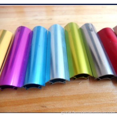 High Precision Aluminum Extrusion Aluminium Alloy 6463 Dip Bright Anodized Factory